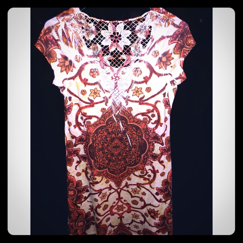 ❤️2/$30 Boho hippy vintage dress